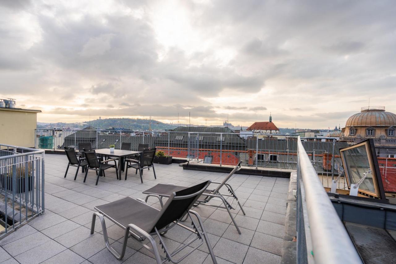 EA ApartHotel Melantrich Praga Esterno foto