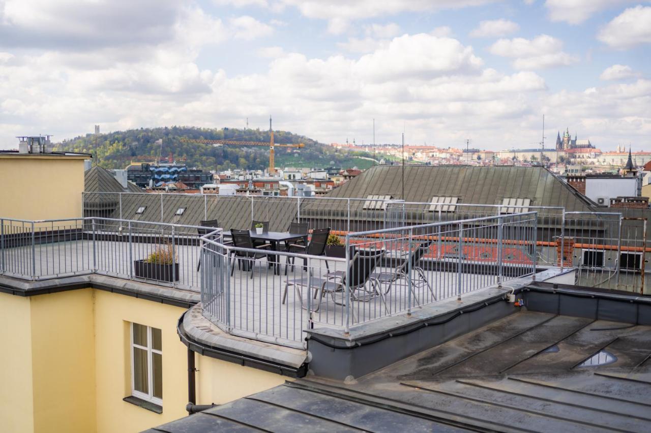 EA ApartHotel Melantrich Praga Esterno foto