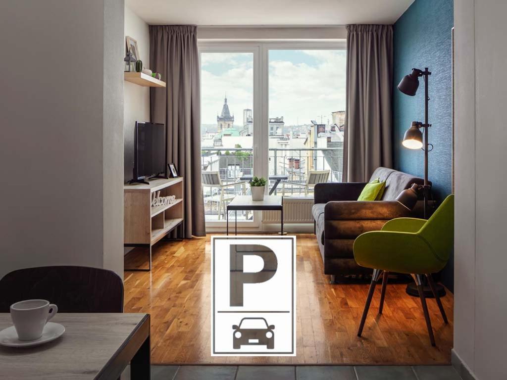 EA ApartHotel Melantrich Praga Esterno foto